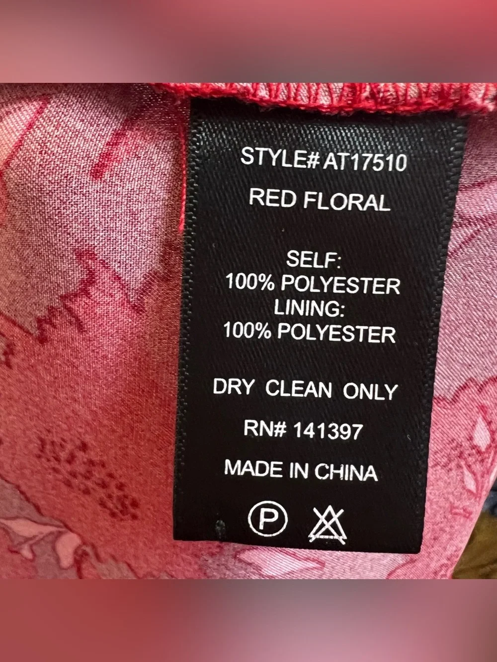 ASTR The Label Size Medium Red Floral Blouse Top Cowl Neck Halter Whimsigoth Y2K